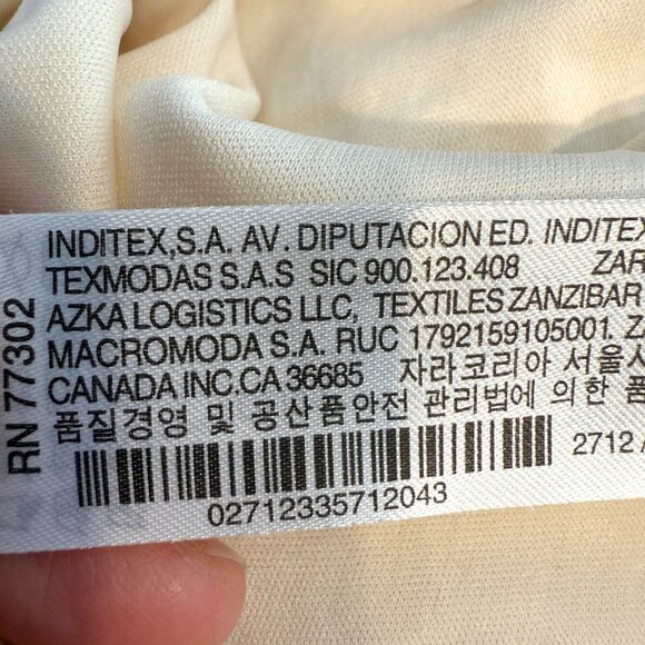 Zara Maxi Dress Lace Embroidery Cottagecore Croquette Prairie Ivory Medium - Picture 11 of 13